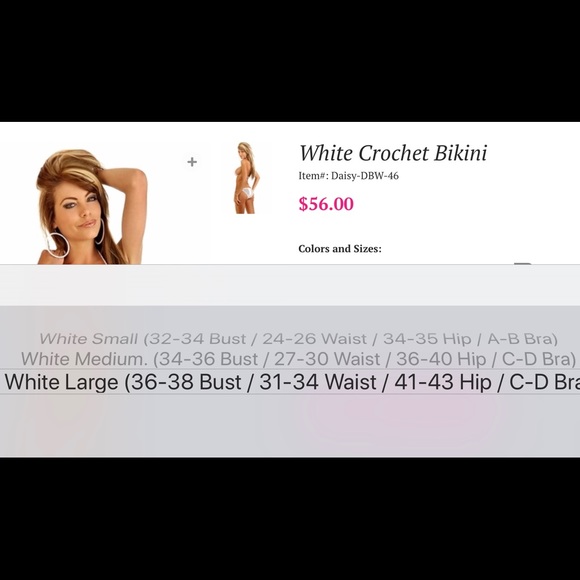 NWOT Purple Crochet Bikini - Picture 2 of 3